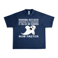 Navy paranormal investigator ghost hunting t shirt Urban Heavy Tee - linhVisuals