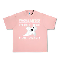 Salmon paranormal investigator ghost hunting t shirt Urban Heavy Tee - linhVisuals