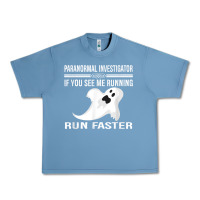 Pebble Blue paranormal investigator ghost hunting t shirt Urban Heavy Tee - linhVisuals