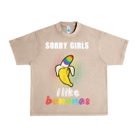 French Oak mens sorry girl i like bananas funny lgbt gay pride tshirt gifts Urban Heavy Tee - linhVisuals