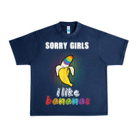 Mens Sorry Girl I Like Bananas Funny Lgbt Gay Pride Tshirt Gifts Urban Heavy Tee | Teevron
