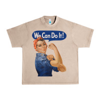 French Oak rosie the riveter shirt we can do it feminist retro t shirt Urban Heavy Tee - linhVisuals