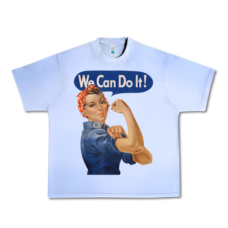 Rosie The Riveter Shirt We Can Do It Feminist Retro T Shirt Urban Heavy Tee by linhVisuals | Teevron