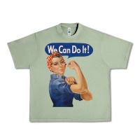 Oil Green rosie the riveter shirt we can do it feminist retro t shirt Urban Heavy Tee - linhVisuals