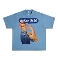 Pebble Blue rosie the riveter shirt we can do it feminist retro t shirt Urban Heavy Tee - linhVisuals