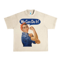 Sandshell rosie the riveter shirt we can do it feminist retro t shirt Urban Heavy Tee - linhVisuals