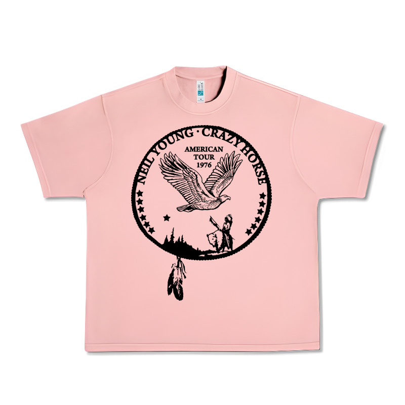 Neil Young Crazy Horse American Tour 1976 [tw] Urban Heavy Tee by linhVisuals | Teevron