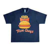 Navy five guys Urban Heavy Tee - linhVisuals