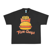 Pigment Black five guys Urban Heavy Tee - linhVisuals