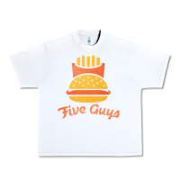 White five guys Urban Heavy Tee - linhVisuals