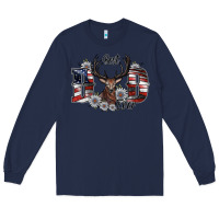 Navy best dad ever Long Sleeve Tee - SublimationCraftShop