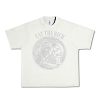 Pistachio eat the rich Urban Heavy Tee - linhVisuals