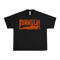 Black formula 1 Urban Heavy Tee - linhVisuals