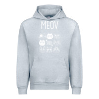 Heather Grey Meow Urban Hoodie - Bettercallsaul