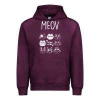 Mauve Wine Meow Urban Hoodie - Bettercallsaul