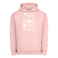 Pigment Salmon Meow Urban Hoodie - Bettercallsaul