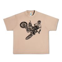 Burro Eli Tomac Jump Illustration Urban Heavy Tee - linhVisuals