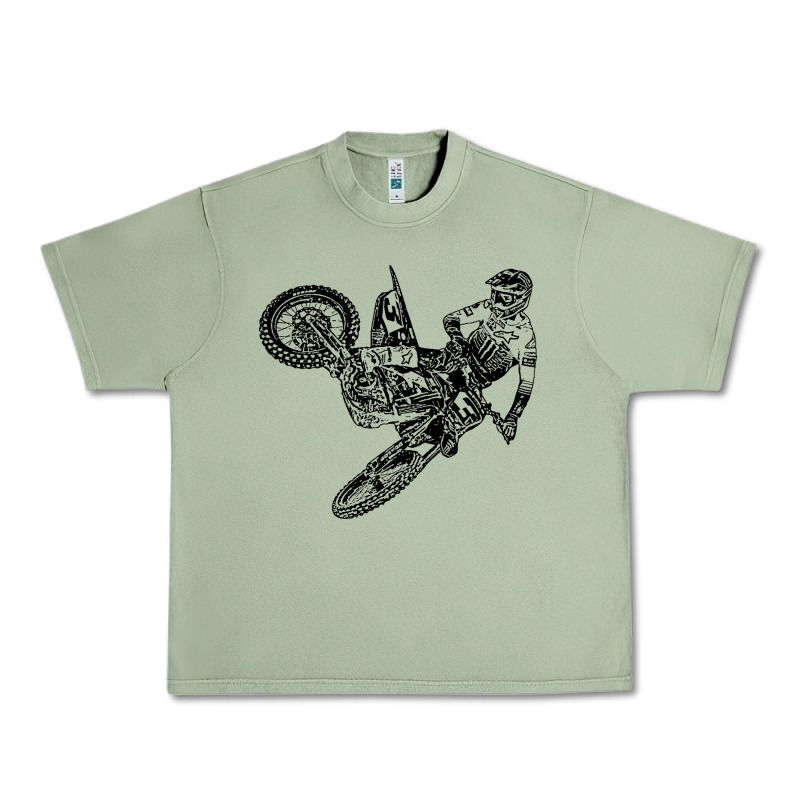 Eli Tomac Jump Illustration Urban Heavy Tee by linhVisuals | Teevron