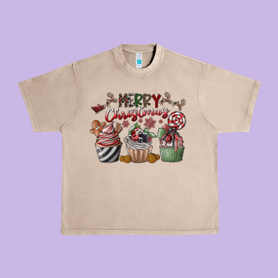 Merry Christmas Urban Heavy Tee Designed By Cowhidedigitalart