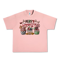 Salmon Merry Christmas Urban Heavy Tee - CowhideDigitalArt