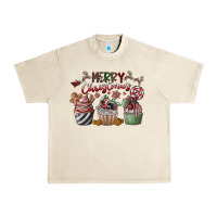Sandshell Merry Christmas Urban Heavy Tee - CowhideDigitalArt
