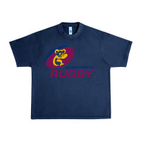 Navy queensland rugby Urban Heavy Tee - linhVisuals