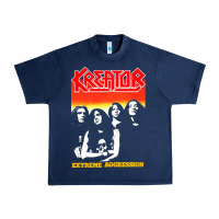 Navy kreator essential music Urban Heavy Tee - linhVisuals