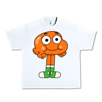 White darwin Urban Heavy Tee - linhVisuals