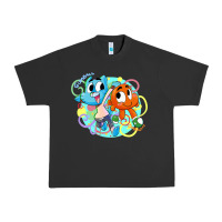 Pigment Black gumball and darwin Urban Heavy Tee - linhVisuals