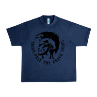 Navy diesel only the brave Urban Heavy Tee - linhVisuals