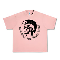 Salmon diesel only the brave Urban Heavy Tee - linhVisuals