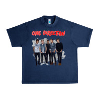 Navy one direction watercolor [tw] Urban Heavy Tee - linhVisuals