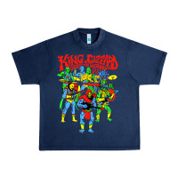 Navy king gizzard and the lizard wizard Urban Heavy Tee - linhVisuals