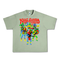 Oil Green king gizzard and the lizard wizard Urban Heavy Tee - linhVisuals