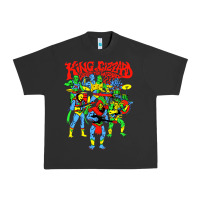 Pigment Black king gizzard and the lizard wizard Urban Heavy Tee - linhVisuals