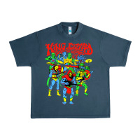 Midnight Navy king gizzard and the lizard wizard Urban Heavy Tee - linhVisuals