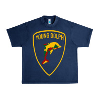 Navy young dolph Urban Heavy Tee - linhVisuals