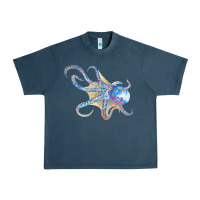 Midnight Navy octopus t  shirtoctopus t  shirt Urban Heavy Tee - linhVisuals