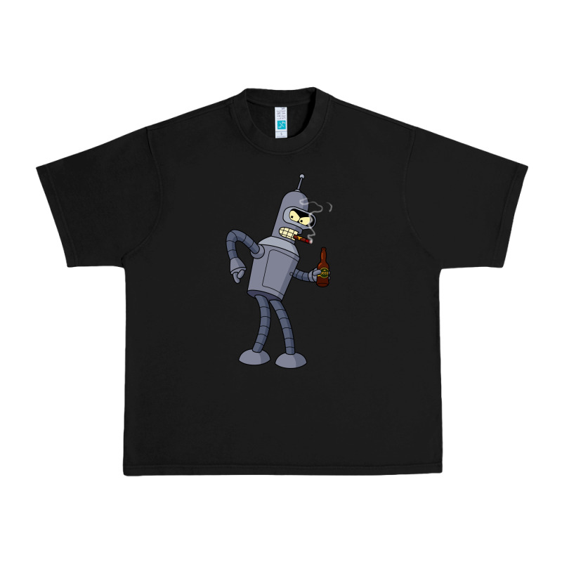Futurama Bender Urban Heavy Tee by linhVisuals | Teevron