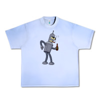 Grape Ice futurama bender Urban Heavy Tee - linhVisuals