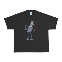 Pigment Black futurama bender Urban Heavy Tee - linhVisuals