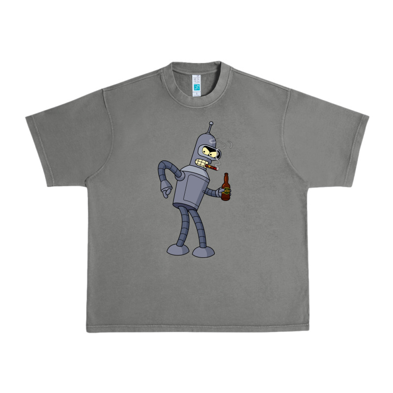 Futurama Bender Urban Heavy Tee by linhVisuals | Teevron