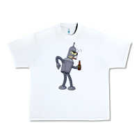 White futurama bender Urban Heavy Tee - linhVisuals