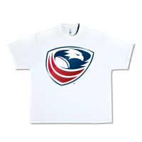 White usa rugby Urban Heavy Tee - linhVisuals