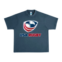Midnight Navy usa rugby Urban Heavy Tee - linhVisuals