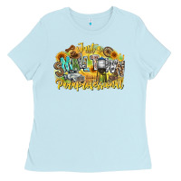 Baby Blue just small town paraprofessional Ladies Tee - CowhideDigitalArt