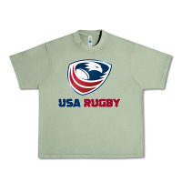 Oil Green usa rugby Urban Heavy Tee - linhVisuals