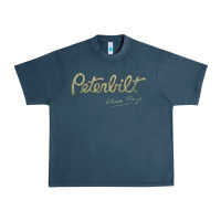 Midnight Navy peterbilt class pays   trucker quote Urban Heavy Tee - linhVisuals