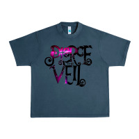 Midnight Navy pierce the veil twhite Urban Heavy Tee - linhVisuals