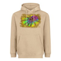 Mushroom colorful glitter leopard background Heavyweight Hoodie - RanaPortraitStore